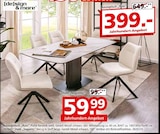 Auszugstisch "Rubi" oder Stuhl „Sagunto“ von [de]sign & more im aktuellen Segmüller Prospekt für 59,99 €