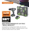 Akku-Bohrschrauber-Set "Mobile Werkstatt" bei OBI im Prospekt "" für 59,99 €
