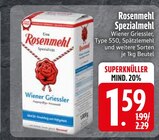 Wiener Griessler oder Type 550 oder Spätzlemehl von Rosenmehl im aktuellen EDEKA Prospekt für 1,59 €