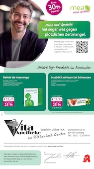 Aktueller mea - meine apotheke Prospekt "Unsere November-Angebote" für Nürnberg Aktueller mea - meine apotheke Prospekt für Nürnberg mit Seiten