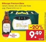 Premium Biere bei Netto Marken-Discount im Rennerod Prospekt für 9,49 €