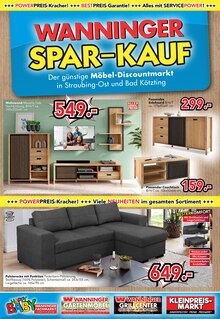 Möbel Wanninger Prospekt SPAR-KAUF mit  Seiten in Willmering und Umgebung