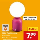 Akku Tischleuchte Angebote von star bei Netto Marken-Discount Menden für 7,99 €