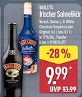 Irischer Sahnelikör White Chocolate Raspberry von Baileys im aktuellen ALDI Nord Prospekt