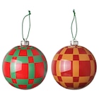 Baumschmuck Kugel rot/grün im Angebot bei IKEA in Wesel Baumschmuck Kugel rot/grün Angebote von VINTERFINT bei IKEA Wesel für 9,99 €