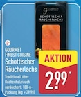 Schottischer Räucherlachs im Angebot bei ALDI Nord in Nordhorn Schottischer Räucherlachs Angebote von GOURMET FINEST CUISINE bei ALDI Nord Nordhorn für 2,99 €