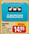 REWE Cochem - Bayreuther Hell Angebot im Prospekt Bayreuther Hell bei REWE im Cochem Prospekt für 14,99 €