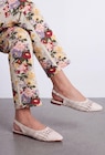 Slingback en cuir tressé en promo chez Monoprix Rueil Malmaison Rueil-Malmaison à 47,99 €