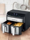 Doppelkammer-Heißluftfritteuse von Gourmetmaxx für 79,99 € bei Netto Marken-Discount im Angebot Doppelkammer-Heißluftfritteuse von Gourmetmaxx im aktuellen Netto Marken-Discount Prospekt