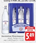 Mineralwasser Angebote von Gerolsteiner bei Trinkgut Oberursel für 5,49 €