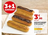 Assortiment d'éclairs en promo chez Super U Chatou à 3,90 €