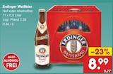 Weißbier Hell Angebote von Erdinger bei Netto Marken-Discount Neuss für 8,99 €