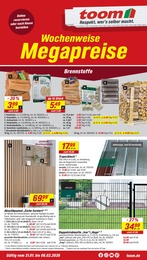 Baumärkte Prospekt von toom Baumarkt in Großwoltersdorf Aktueller toom Baumarkt Baumärkte Prospekt für Großwoltersdorf: Respekt, wer's selber macht. mit 10 Seiten, 31.01.2026 - 06.02.2026