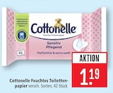 Feuchtes Toilettenpapier Angebote von Cottonelle bei Marktkauf Heilbronn für 1,19 €