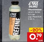 Vitaminwasser Angebote von MAX BALANCE bei Netto Marken-Discount Recklinghausen für 0,79 €