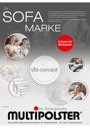 Möbel & Einrichtung Prospekt von Multipolster Multipolster Prospekt: DIE SOFAMARKE, 48 Seiten, 15.09.2022 - 31.12.2022