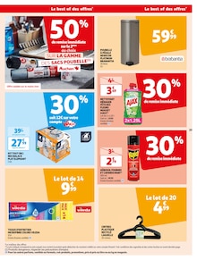 Promo Poubelle dans le catalogue Auchan Hypermarché du moment à la page 39