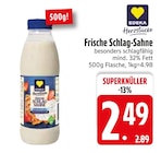 Frische Schlag-Sahne im Angebot bei EDEKA in Kaufbeuren Frische Schlag-Sahne Angebote von EDEKA Herzstücke bei EDEKA Kaufbeuren für 2,49 €