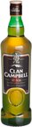 Scotch whisky - CLAN CAMPBELL en promo à 13,45 € chez Supermarchés Match Scotch whisky - CLAN CAMPBELL dans le catalogue Supermarchés Match