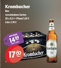 Aktuelle Krombacher Angebote bei Getränke Hoffmann in Bayreuth Aktuelles Bier Angebot bei Getränke Hoffmann in Bayreuth ab 14,99 €