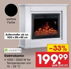 Elektrokamin im Angebot bei Netto Marken-Discount in Haltern am See Elektrokamin Angebote von JUSKYS bei Netto Marken-Discount Haltern am See für 199,99 €