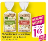 Knäckebrot Käse-Kürbiskern Angebote von EDEKA Bio bei EDEKA Ulm für 1,65 €
