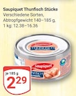 Thunfisch Stücke im Angebot bei GLOBUS in Bensheim Thunfisch Stücke Angebote von Saupiquet bei GLOBUS Bensheim für 2,29 €
