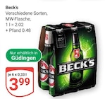 Aktuelle Becks Angebote bei GLOBUS in Saarbrücken Aktuelles Beck's Angebot bei GLOBUS in Saarbrücken ab 3,99 €