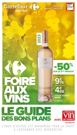 Prospectus Carrefour Market à Lanvollon, "Foire aux vins", 52 pages de promos valables du 03/04/2024 au 14/04/2024