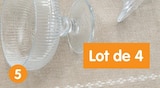 Promo Lot de 4 verres à cocktails à 6,99 € dans le catalogue B&M à Guichainville