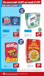 Prix et réduction Kellogg's dans le prospectus Aldi en cours Offre Kellogg's dans le catalogue Aldi du moment à la page 20