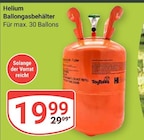 Helium Ballongasbehälter im Angebot bei GLOBUS in Speyer Helium Ballongasbehälter Angebote bei GLOBUS Speyer für 19,99 €
