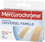 Pansements universels famille - MERCUROCHROME - Monoprix Pansements universels famille - MERCUROCHROME à 4,38 € dans le catalogue Monoprix