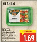Halloumi-Gemüse-Spieße von Fleischfrei für 1,69 € bei E center im Angebot Halloumi-Gemüse-Spieße von Fleischfrei im aktuellen E center Prospekt
