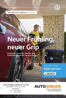 Aktueller Volkswagen Prospekt