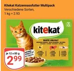 Katzennassfutter Multipack im Angebot bei GLOBUS in Mannheim Katzennassfutter Multipack Angebote von Kitekat bei GLOBUS Mannheim für 2,99 €