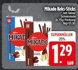 Mikado Keks-Sticks im EDEKA Prospekt Mikado Keks-Sticks von LU im aktuellen EDEKA Prospekt für 1,29 €