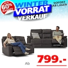 Aktuelles Kingston 3-Sitzer oder 2-Sitzer Sofa Angebot bei Seats and Sofas in Mönchengladbach ab 799,00 €