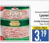 Lyoner im EDEKA Prospekt Lyoner von Schwarzwaldhof im aktuellen EDEKA Prospekt für 3,19 €