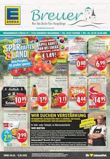 Aktueller EDEKA Prospekt "Aktuelle Angebote" Seite 1 von 24 Seiten für Bornheim