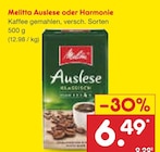 Auslese oder Harmonie von Melitta für 6,49 € bei Netto Marken-Discount im Angebot Auslese oder Harmonie von Melitta im aktuellen Netto Marken-Discount Prospekt