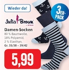 Damen-Socken Angebote von Julia Brown by Stolz bei Kaufhaus Stolz Neubrandenburg für 5,99 €