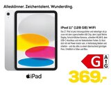 iPad 11" (128 GB) WiFi im Angebot bei EURONICS in Frankfurt iPad 11" (128 GB) WiFi Angebote von Apple bei EURONICS Frankfurt für 369,00 €