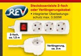 Steckdosenleiste 3-fach im Angebot bei Netto Marken-Discount in Böblingen Steckdosenleiste 3-fach Angebote von REV bei Netto Marken-Discount Böblingen für 6,00 €