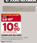 Carrelage Sol Rigel en promo à 10,90 € chez Gedimat Carrelage Sol Rigel dans le catalogue Gedimat