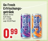 Trinkgut Nienburg - Go Fresh Erfrischungsgetränk Angebot im Prospekt Go Fresh Erfrischungsgetränk bei Trinkgut im Nienburg Prospekt für 0,99 €