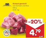 Aktuelles Gulasch gemischt Angebot bei Netto Marken-Discount in Erfurt ab 4,79 €