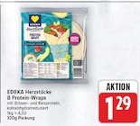 Herzstücke 8 Protein-Wraps von EDEKA für 1,29 € bei EDEKA im Angebot Herzstücke 8 Protein-Wraps von EDEKA im aktuellen EDEKA Prospekt