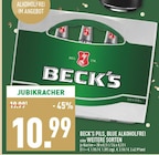 PILS, BLUE ALKOHOLFREI Angebote von Beck's bei Marktkauf Rheda-Wiedenbrück für 10,99 €