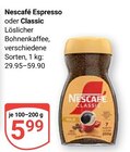 Espresso im Angebot bei GLOBUS in Hoyerswerda Espresso Angebote von Nescafé bei GLOBUS Hoyerswerda für 5,99 €